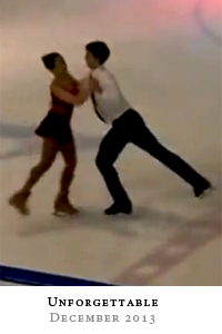 figure skaters Katie & Conner skate to Unforgettable
